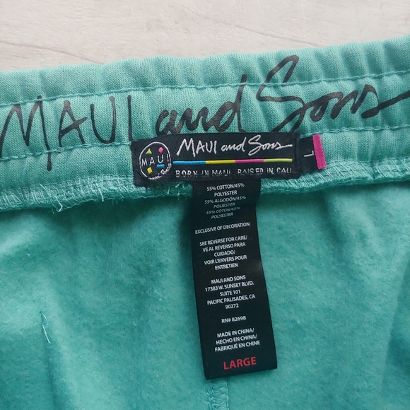 MAUIandSons NEW Invasion Fleece Jogger Pants - Picture 12 of 13